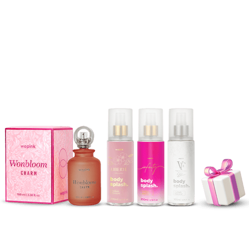 Kit Wonbloom Charm + Body Splash Exclusif + Infinity + VF Bloom + Presente Surpresa