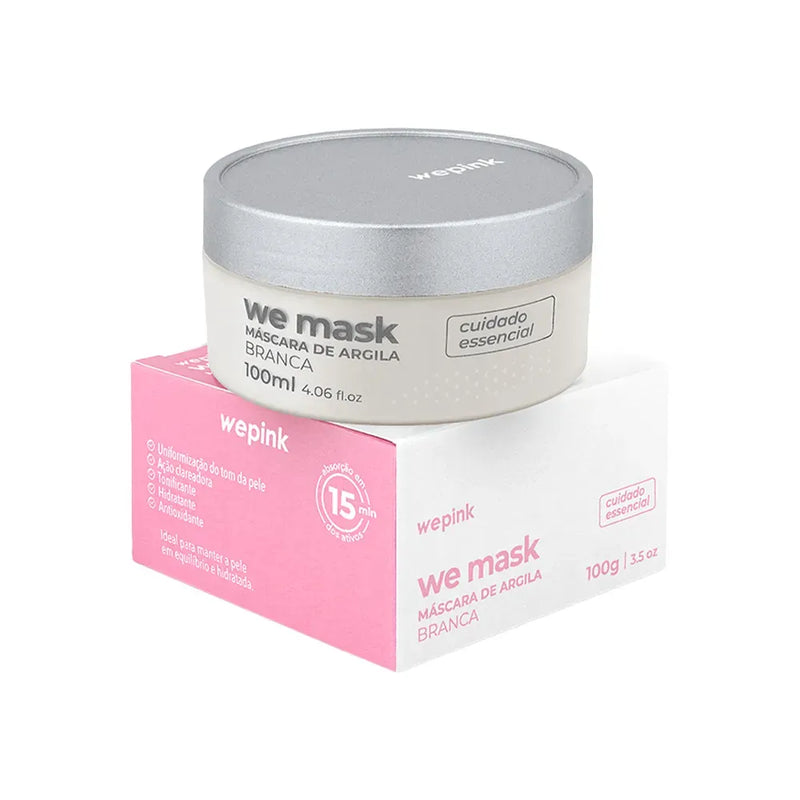 We Mask - Máscara de Argila Branca 100g