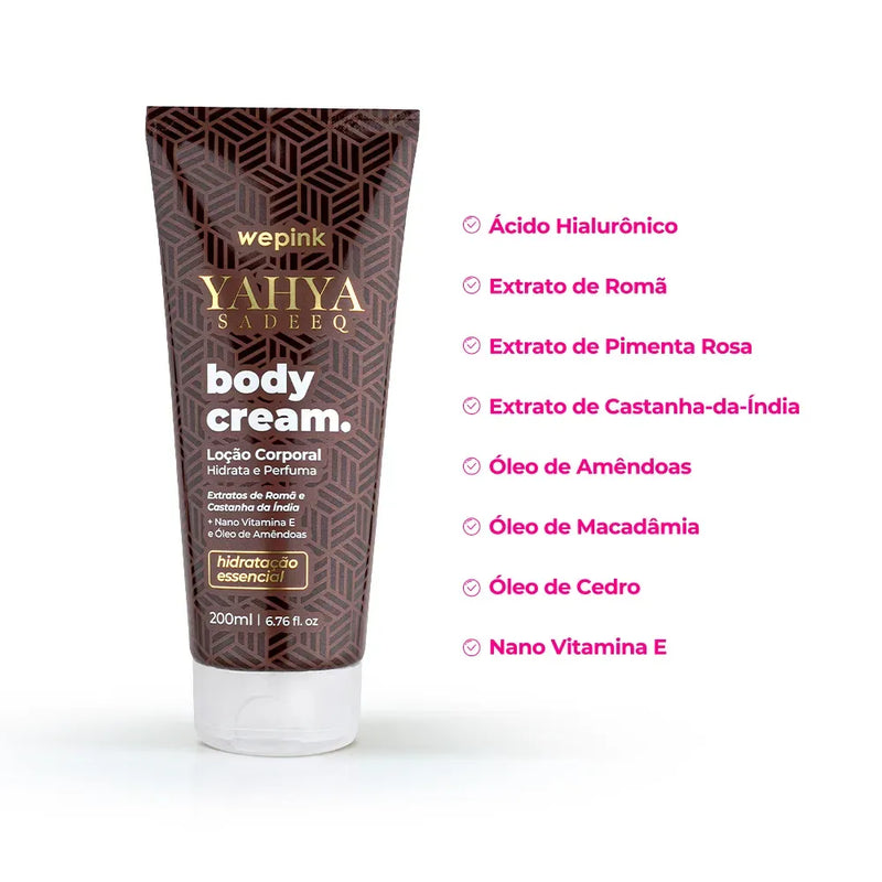 Body Cream Yahya Sadeeq Desodorante Hidratante 200ml