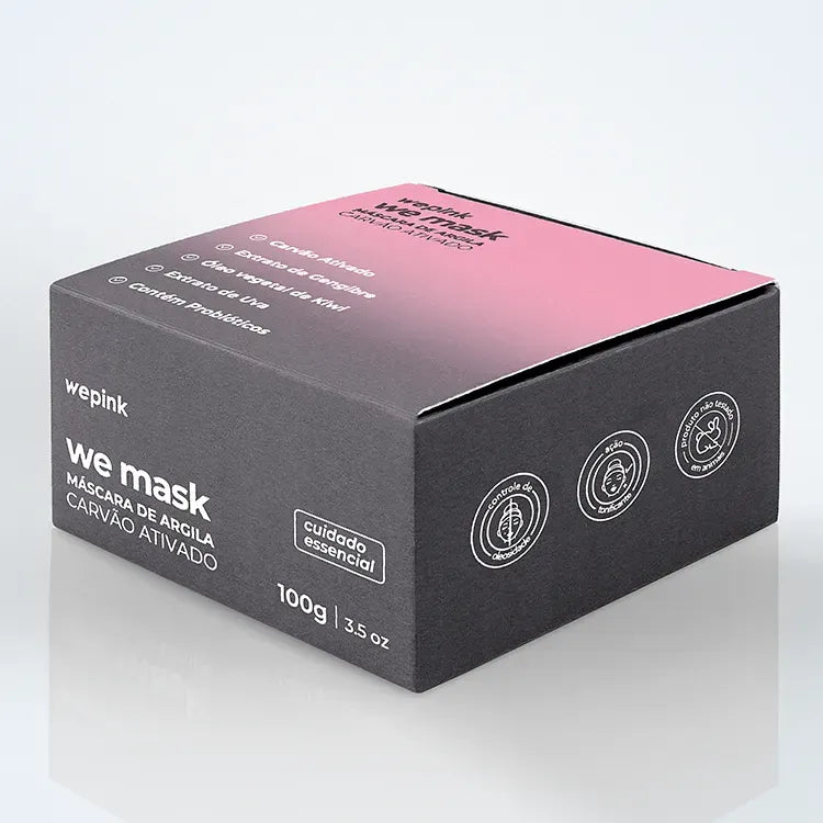 We Mask - Máscara de Argila Carvão Ativado 100g